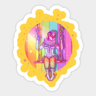 Circus Clown Sticker